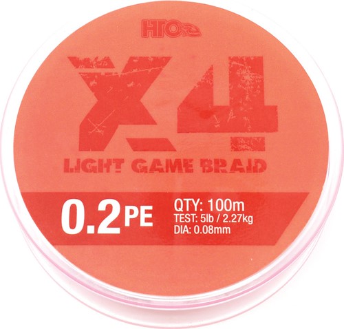 HTO Light Game Braid X4