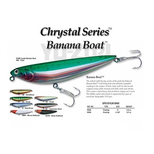 Yo Zuri Crystal Series Banana Boat