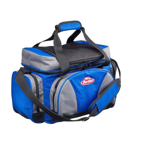 Berkley Τσάντα μεταφοράς με 4 Κουτιά (Γκρι - Μπλε / Large)