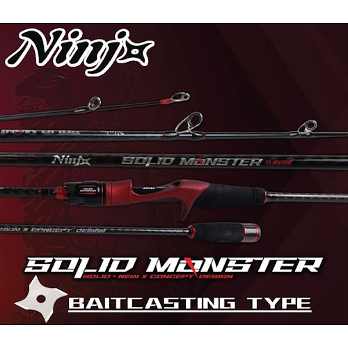 Ninja Solid Monster με BaitCasting Οδηγούς (SLM602B) Thumbnail Photo
