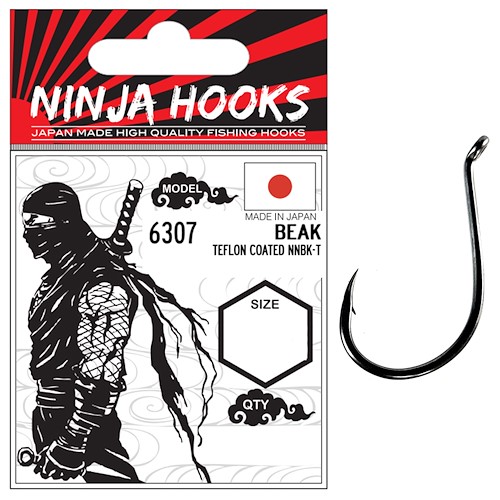 Ninja Teflon Coated Beak Hook (6307)