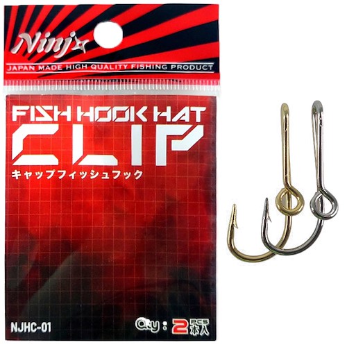 Ninja Fish Hook Hat Clip (NJHC-01) Thumbnail Photo